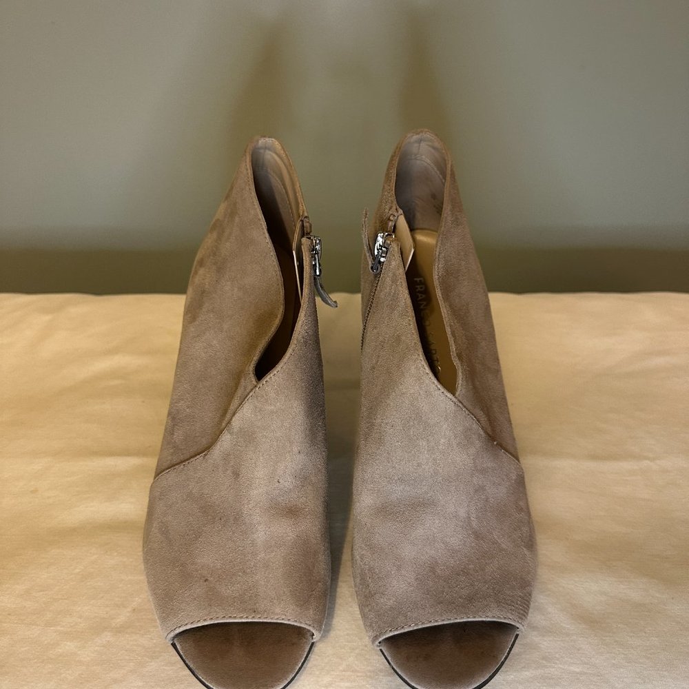 Franco Sarto Ladies Peep Toe Suede Booties